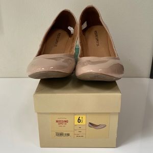 Mossimo Ona Flats. Worn once. Two minor markings documented in last picture.